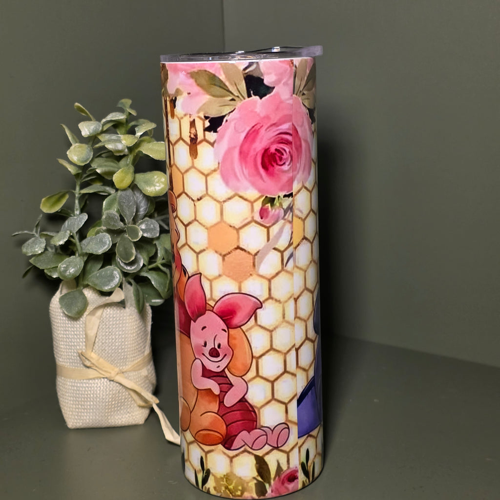 Honey Bear & Friends Floral 20oz Tumbler