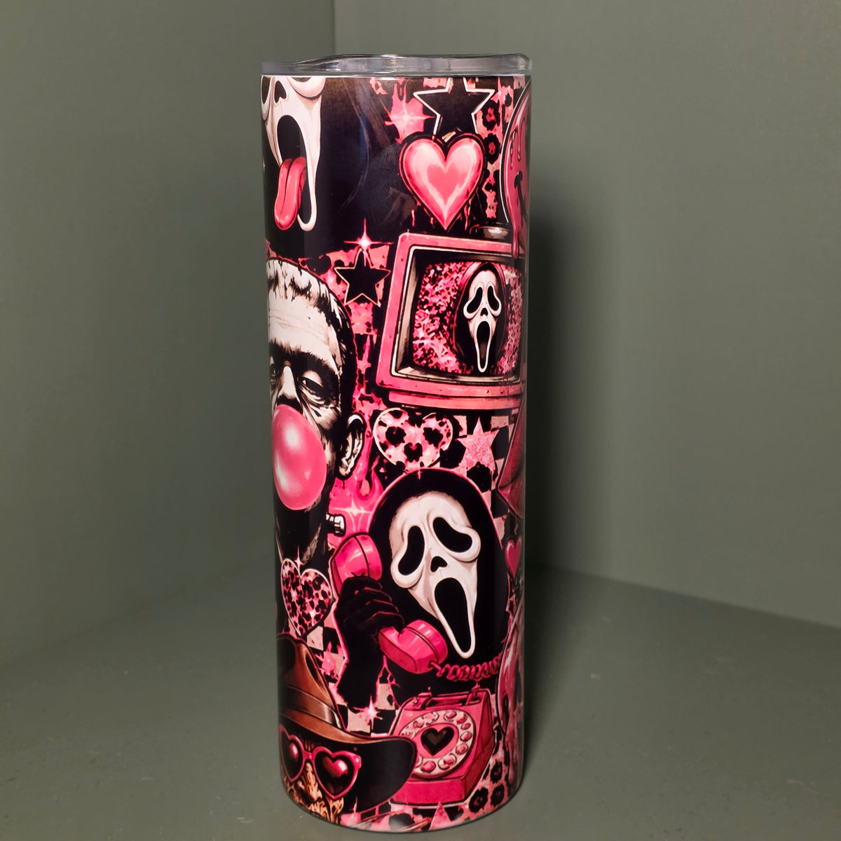 Pink Horror Halloween 20oz Tumbler