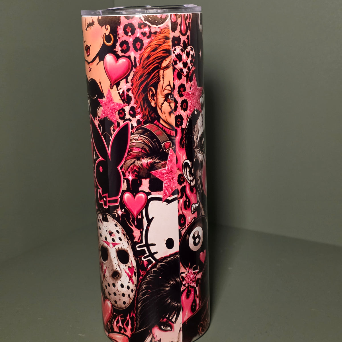 Pink Horror Halloween 20oz Tumbler