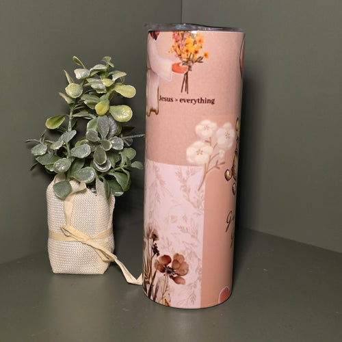 Faith Inspired Bear 20oz Tumbler – God Is Good