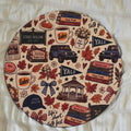 Stars Hollow Fall Inspired Round Mouse Pad